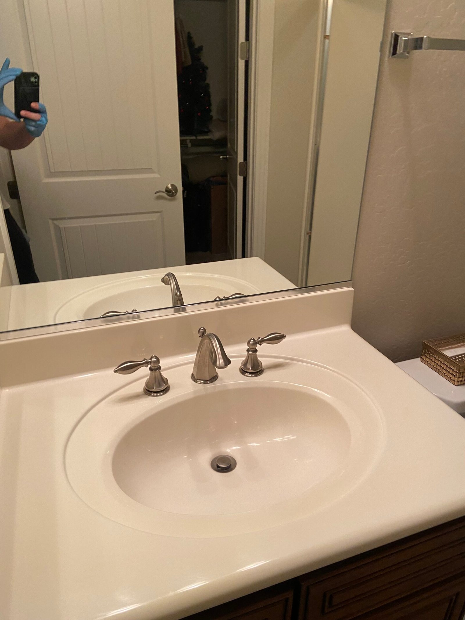 Wiped down and sanitized kitchen surfaces