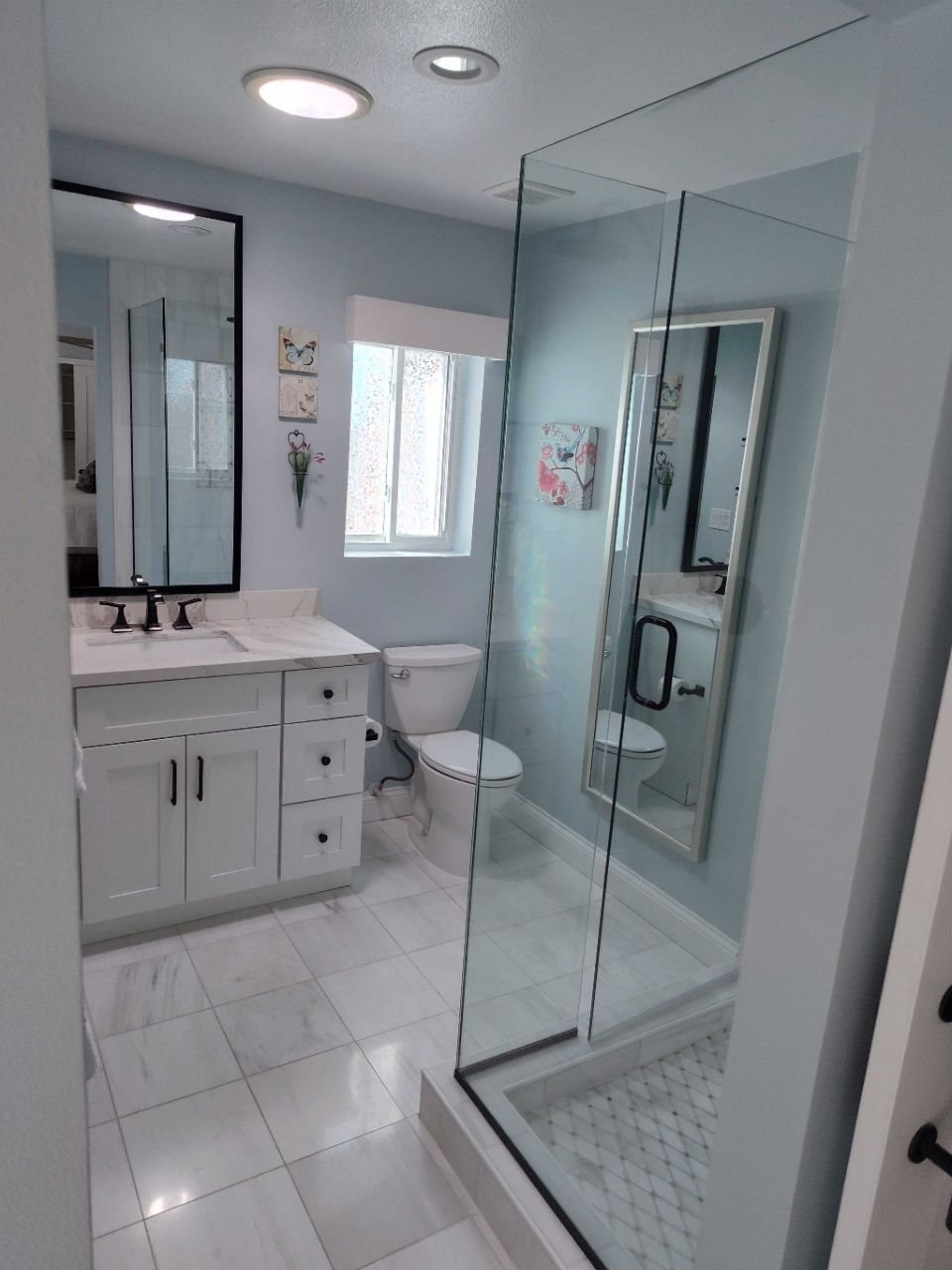 Bedroom cleaned and refreshed after professional service